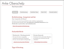 Tablet Screenshot of anwaeltin-oberschelp.de